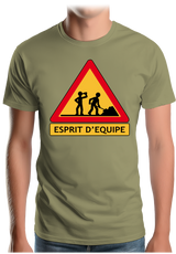 T-Shirt Homme Esprit D'équipe