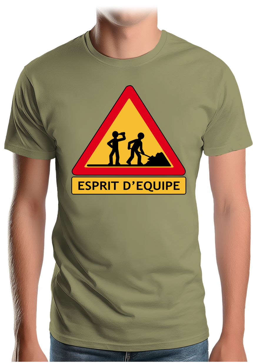 T-Shirt Homme Esprit D'équipe