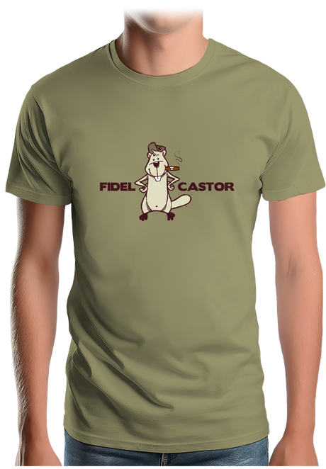 T-Shirt Homme Fidel Castor