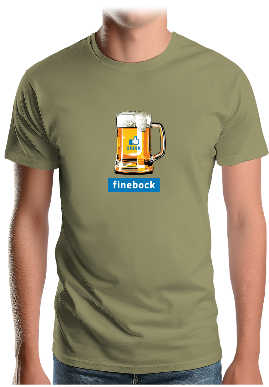 T-Shirt Homme Bière Finebock
