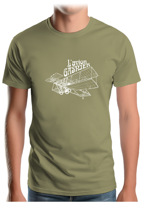 T-Shirt Homme Avion Rene Gasnier