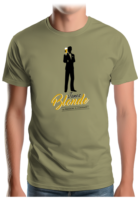 T-Shirt Homme Bière made in James Blonde