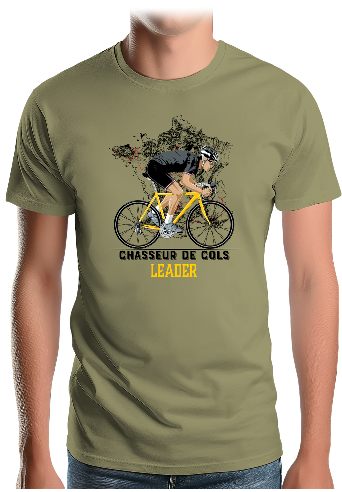 T-Shirt Homme Chasseur de Cols - Leader