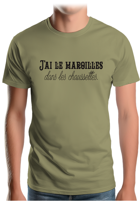 T-Shirt Homme J'ai le maroilles dans les chaussettes