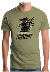 T-Shirt Homme Mon chat déchire tout c'est un Ninja