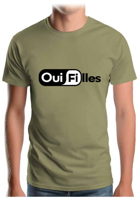T-Shirt Homme Oui filles