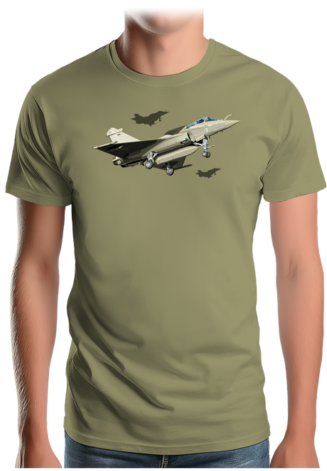 T-Shirt Homme L'avion de chasse français