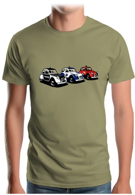 T-Shirt Homme Rescue Deuch - Police - Pompier