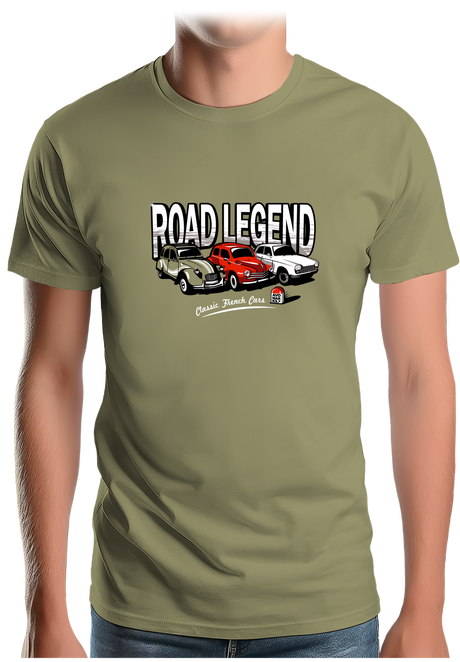 T-Shirt Homme Voiture Road Legend