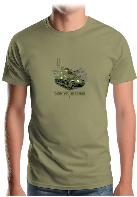 T-Shirt Homme Tank Sherman