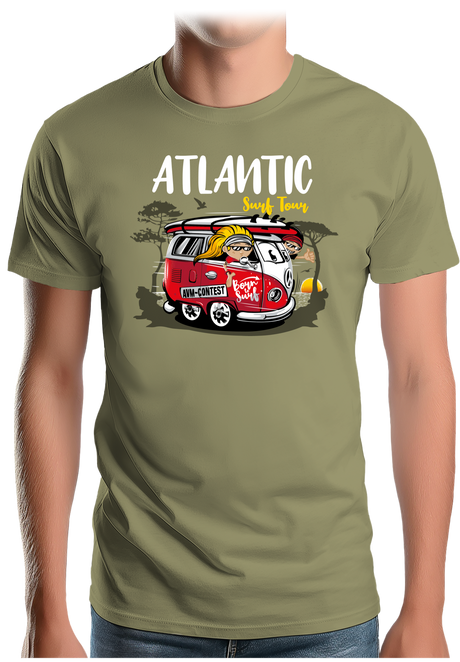 T-Shirt Homme Le van des surfeurs