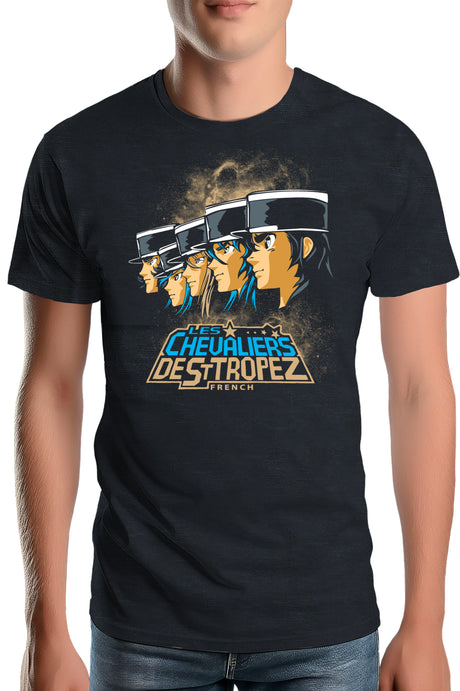 Tee-Shirt Homme St Trop Chevalier Parodie