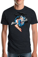 Tee-Shirt Homme Pin Up Avec Avion