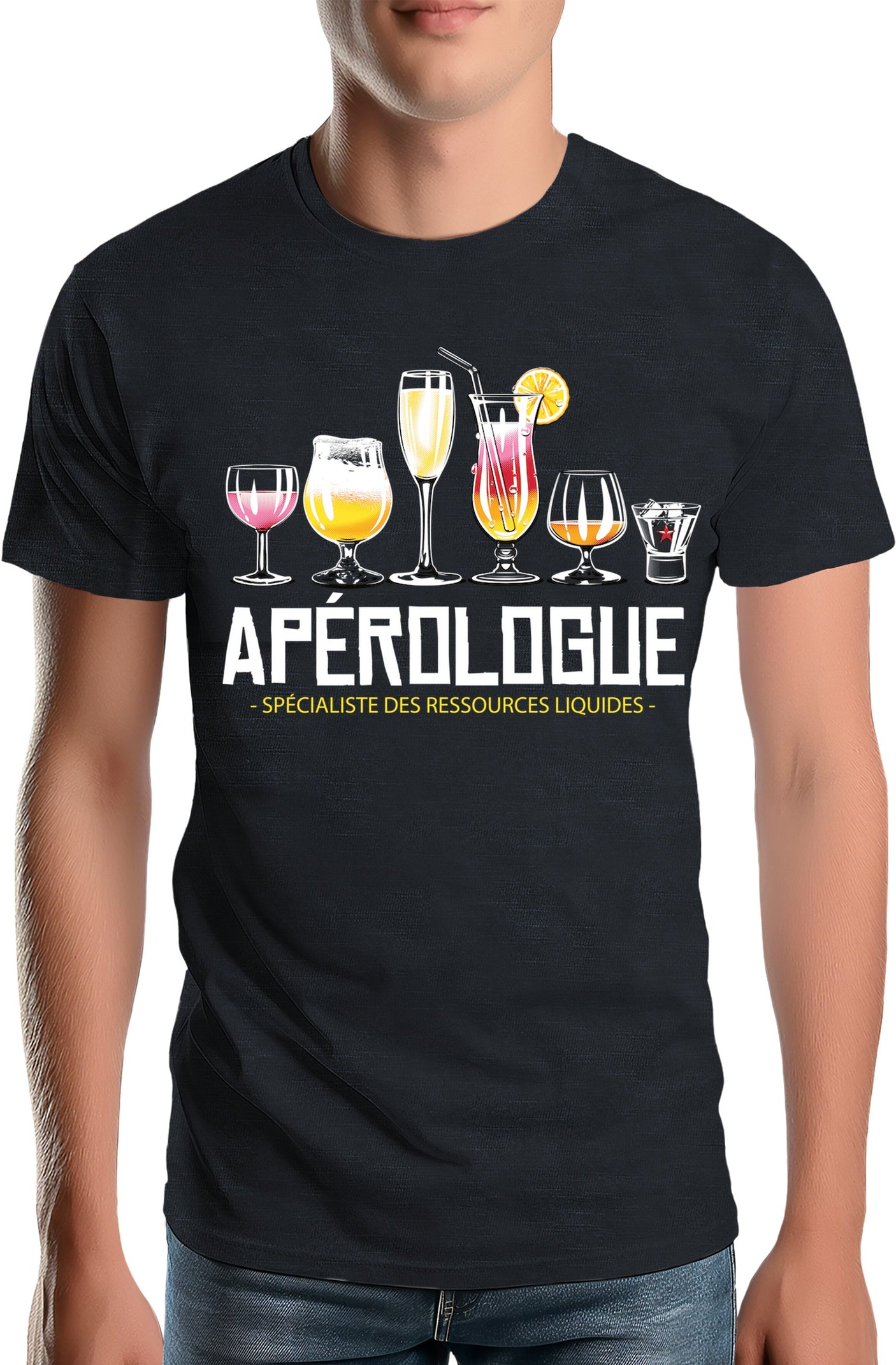 Tee-Shirt Homme Le spécialiste de l'apéro
