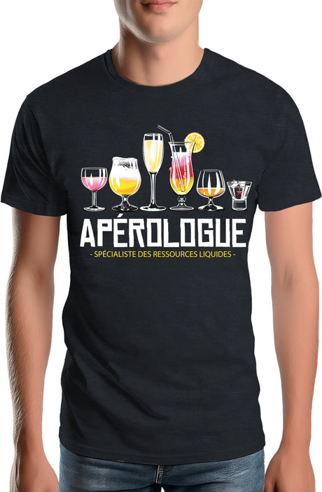 Tee-Shirt Homme Le spécialiste de l'apéro