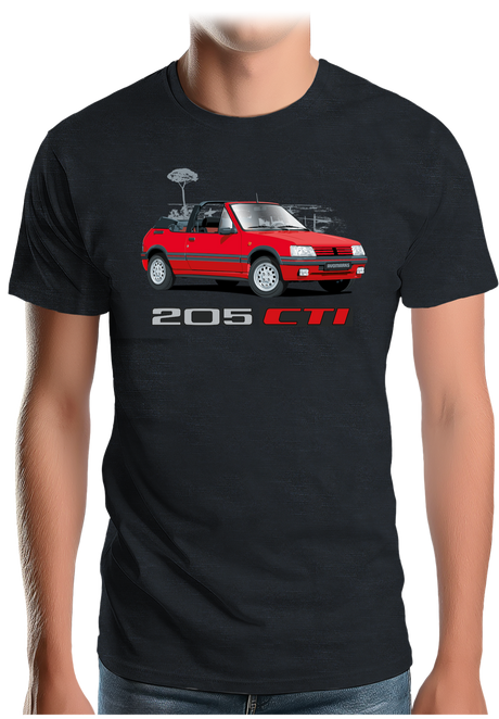 T-Shirt Homme Voiture 205 CTI