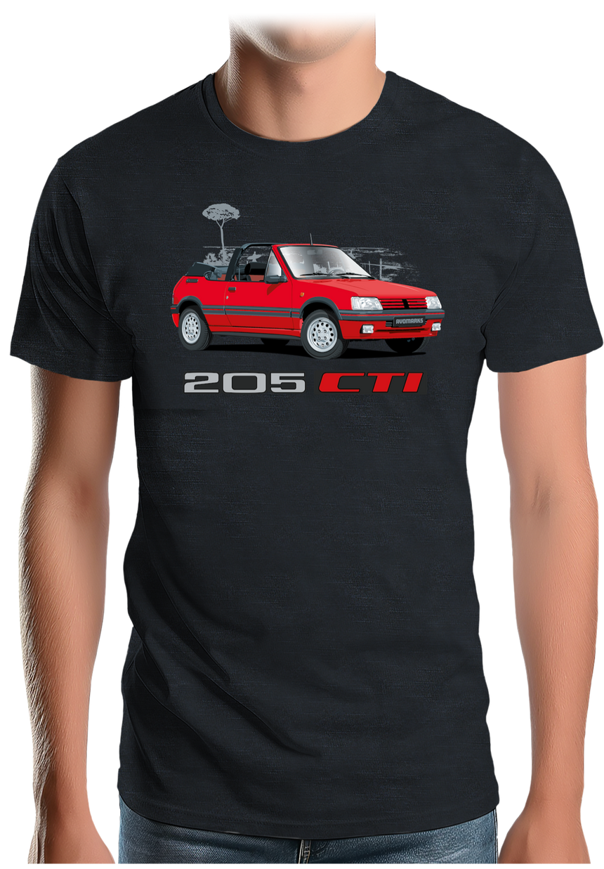 T-Shirt Homme Voiture 205 CTI
