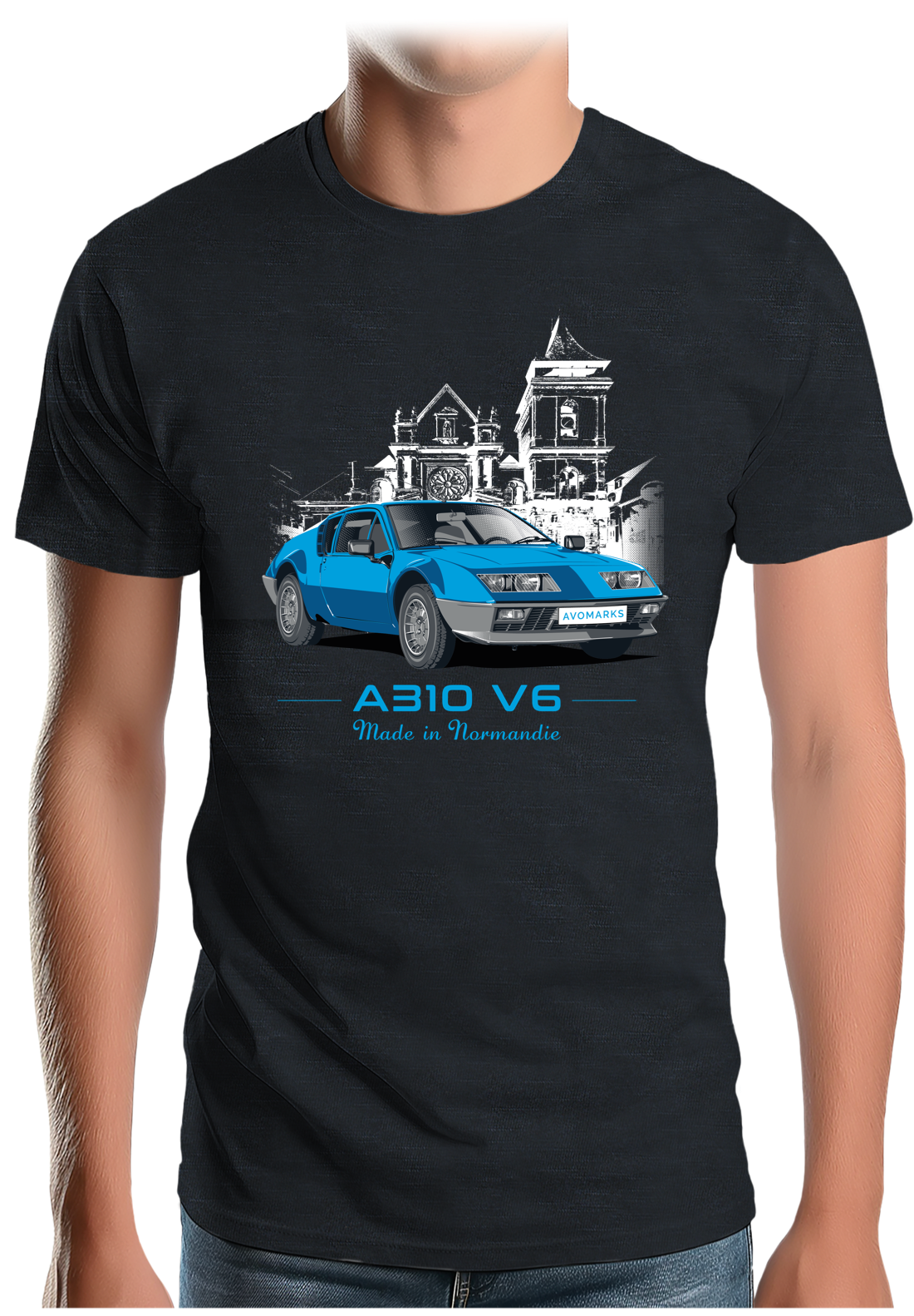 T-Shirt Homme A310 V6 Made in Normandie