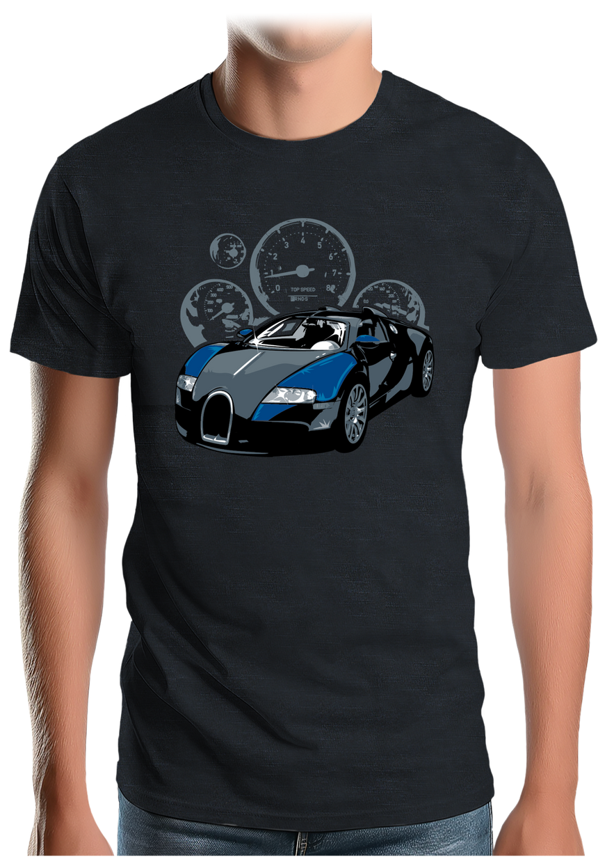 T-Shirt Homme Voiture Top Speed Bug