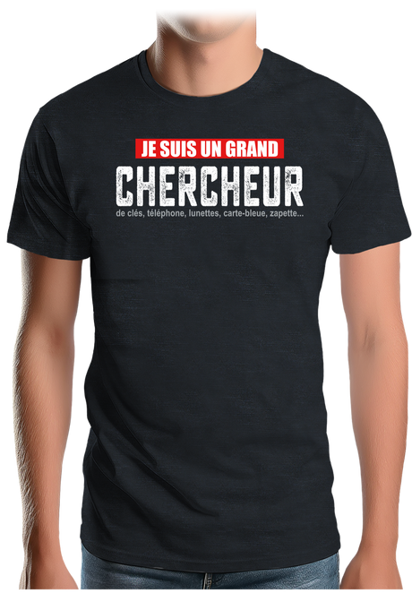 T-Shirt Homme Je suis un grand chercheur à la retraite