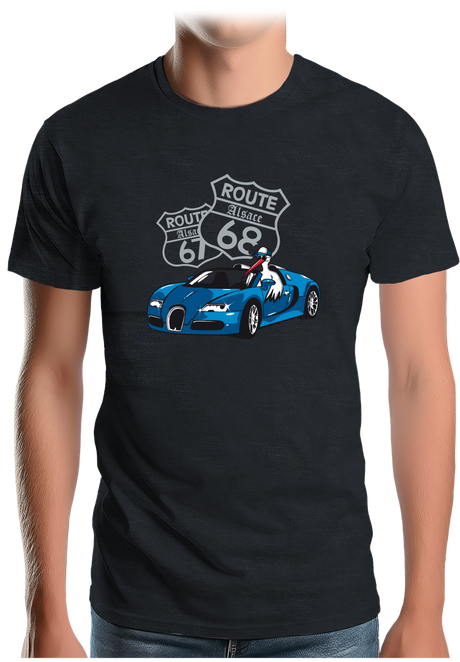 T-Shirt Homme La Route de Molsheim