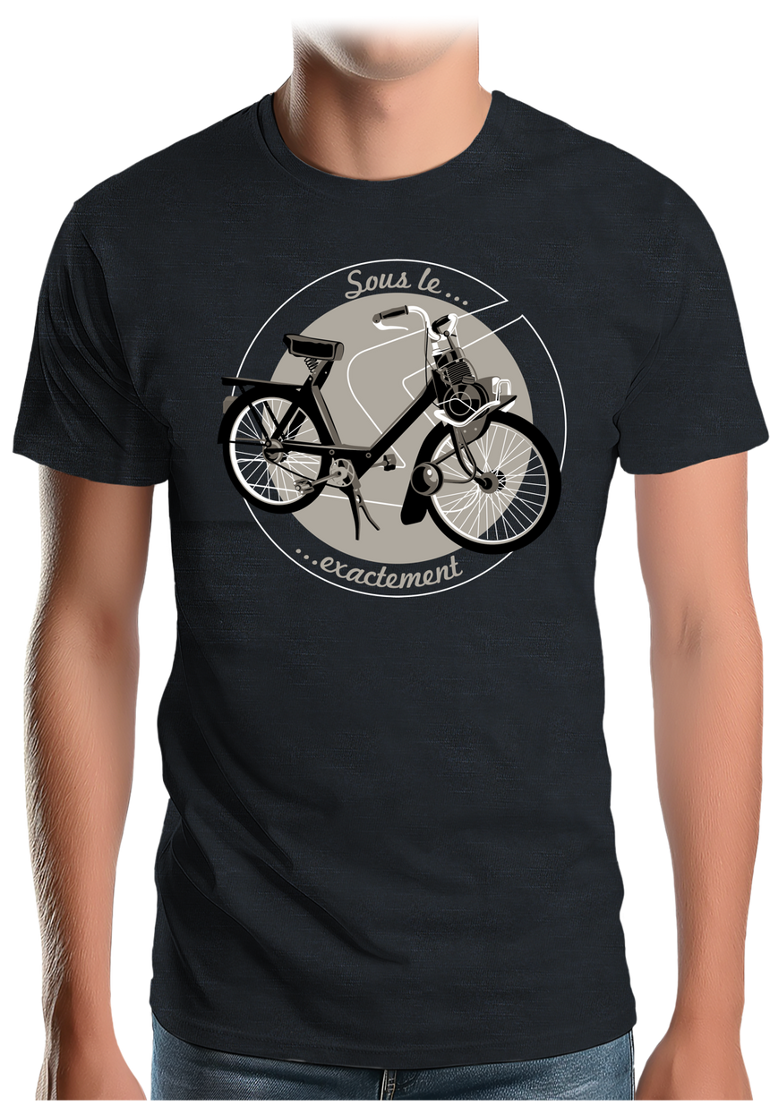 T-Shirt Homme Vélo sous le solex