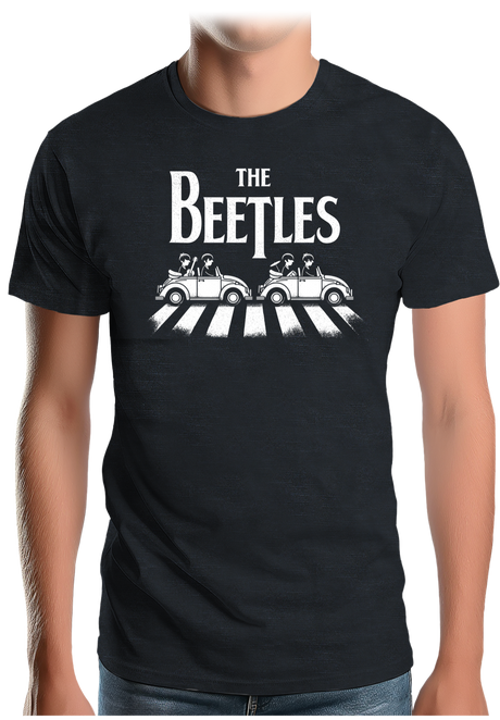 T-Shirt Homme The beetles, coccinelle qui traverse