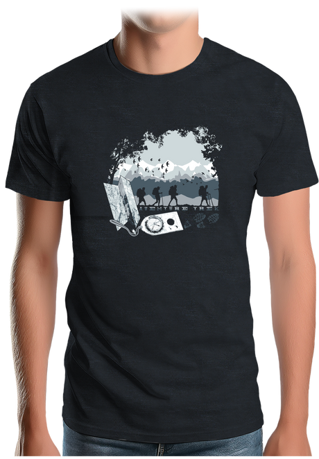 T-Shirt Homme Trek Aventure, la randonnée