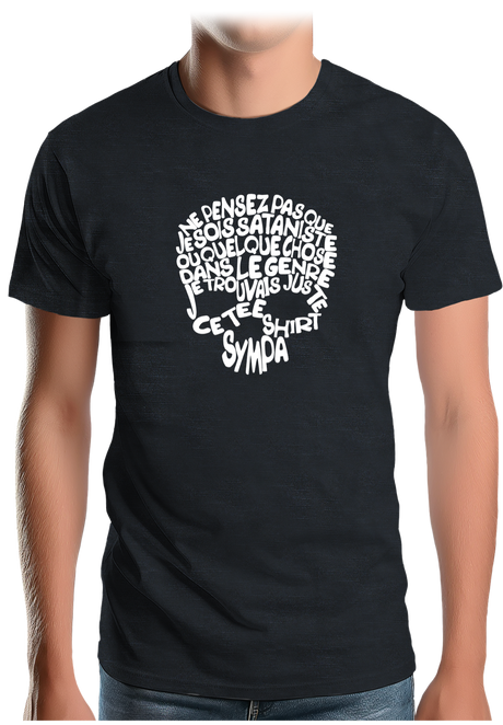 T-Shirt Homme Subliminable tête de mort