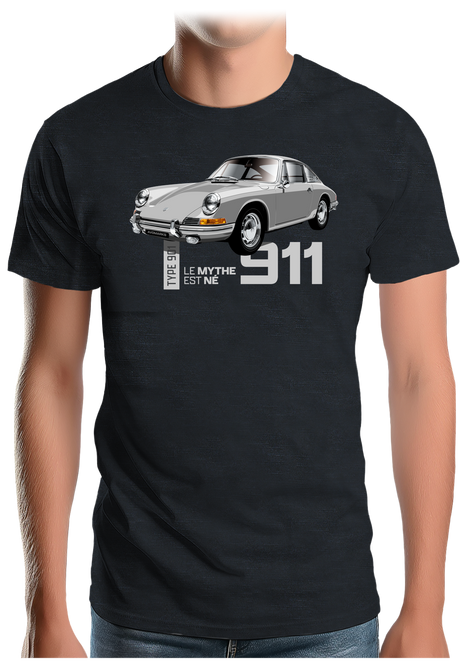 T-Shirt Homme Voiture 901 Le mythe est né