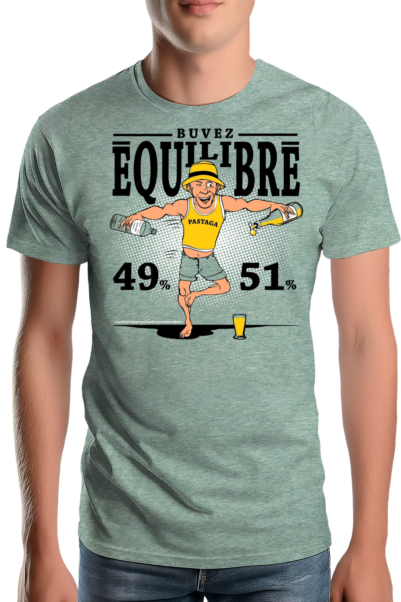 Tee-Shirt Homme Pour un pastis equilibré