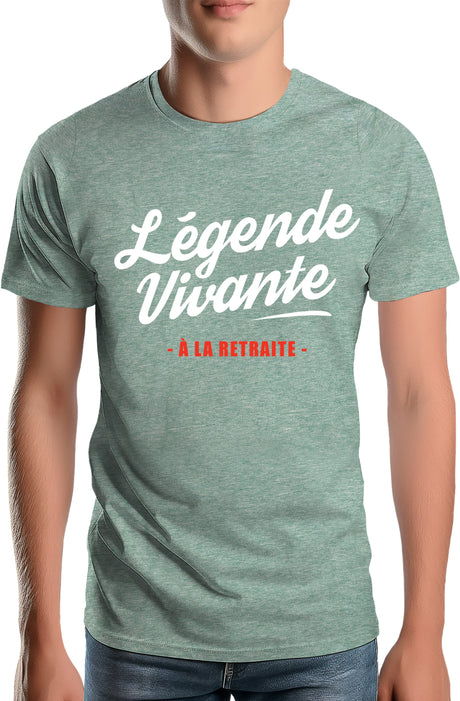 Tee-Shirt Homme Légende vivante à la retraite