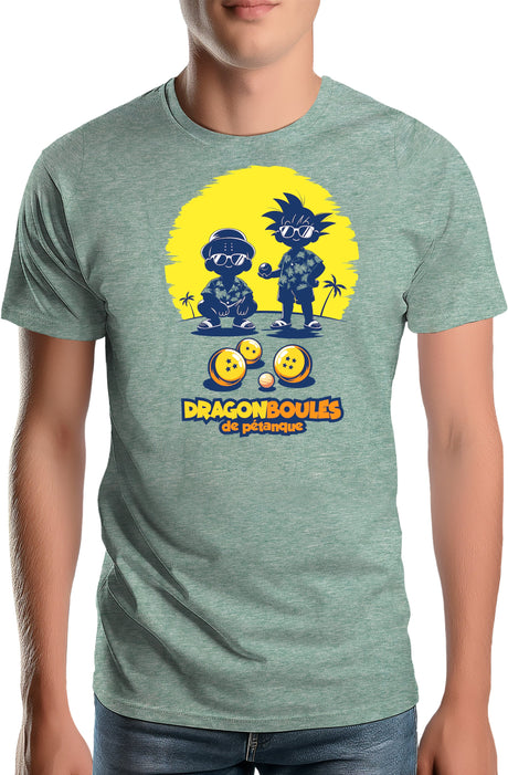 Tee-Shirt Homme Joueurs de pétanque