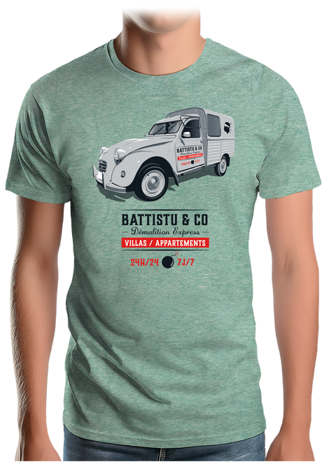 T-Shirt Homme Deuch battistu