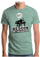 T-Shirt Homme Besoin de vacances