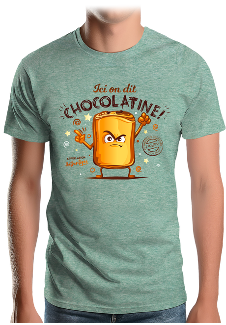 T-Shirt Homme Ici on dit chocolatine !