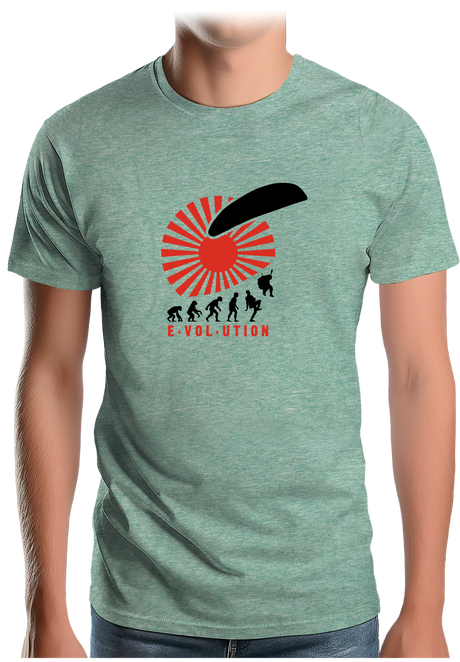 T-Shirt Homme Évolution Parapentiste