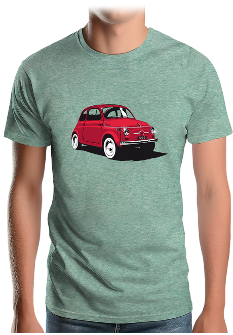 T-Shirt Homme Voiture Italienne 500 Luxe