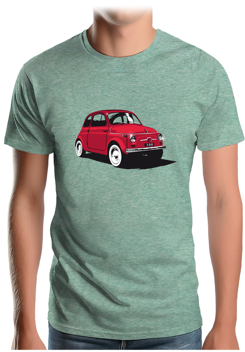T-Shirt Homme Voiture Italienne 500 Luxe