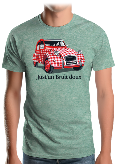 T-Shirt Homme Voiture 2CV Just'un Bruit doux