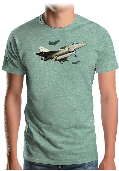 T-Shirt Homme L'avion de chasse français