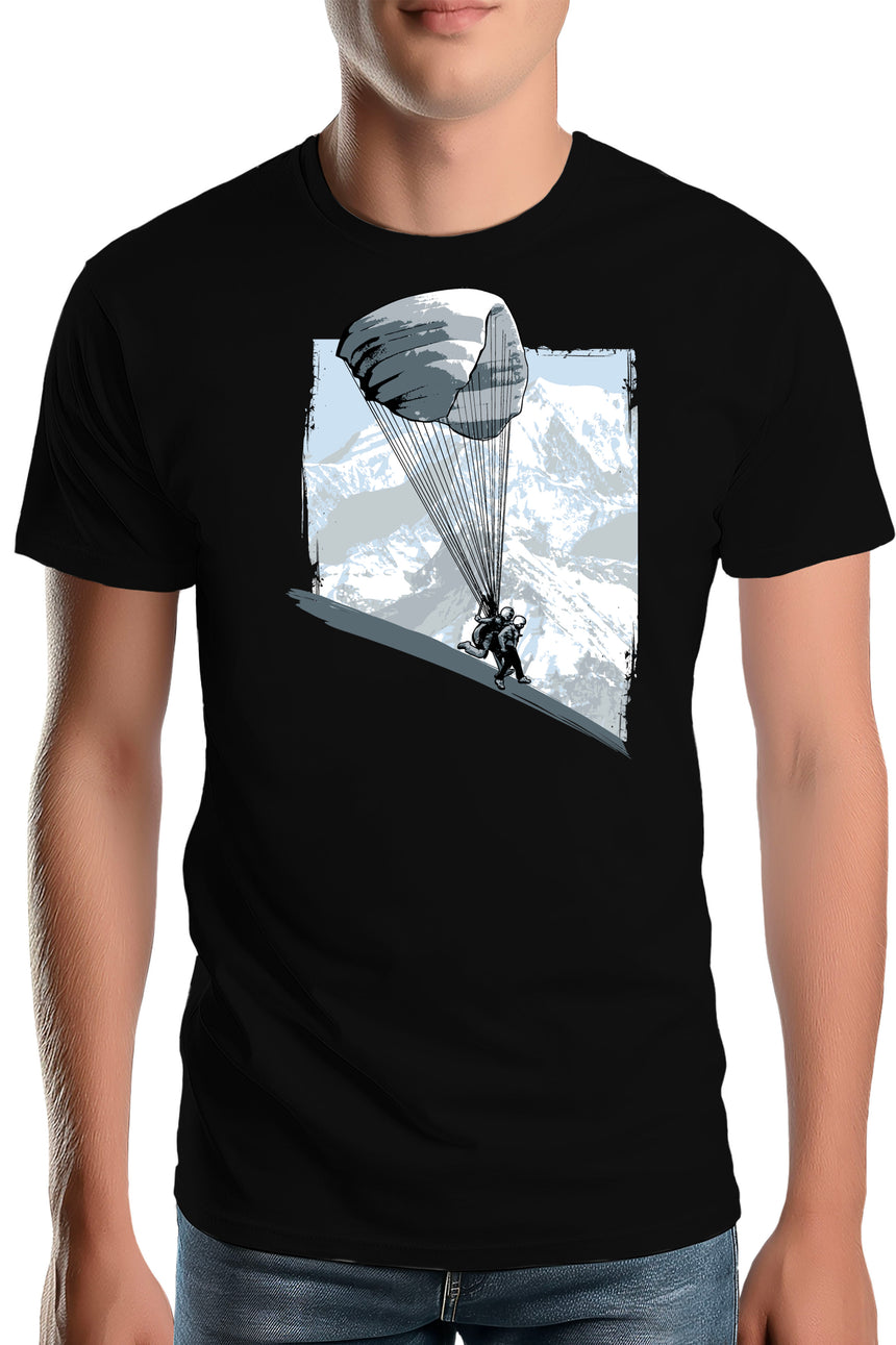 T-Shirt Homme Parapente En Bi Place