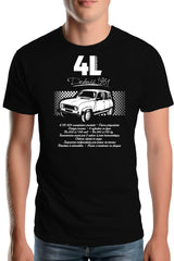 Tee-Shirt Homme Voiture 4l Pour Les Fans