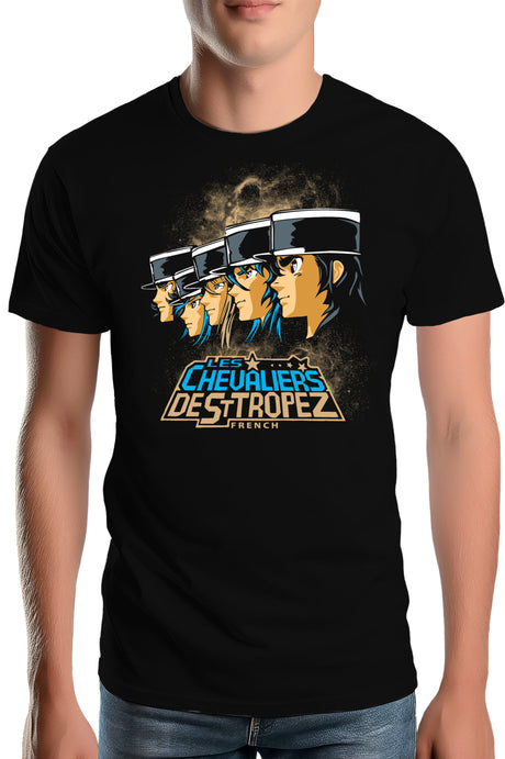 Tee-Shirt Homme St Trop Chevalier Parodie