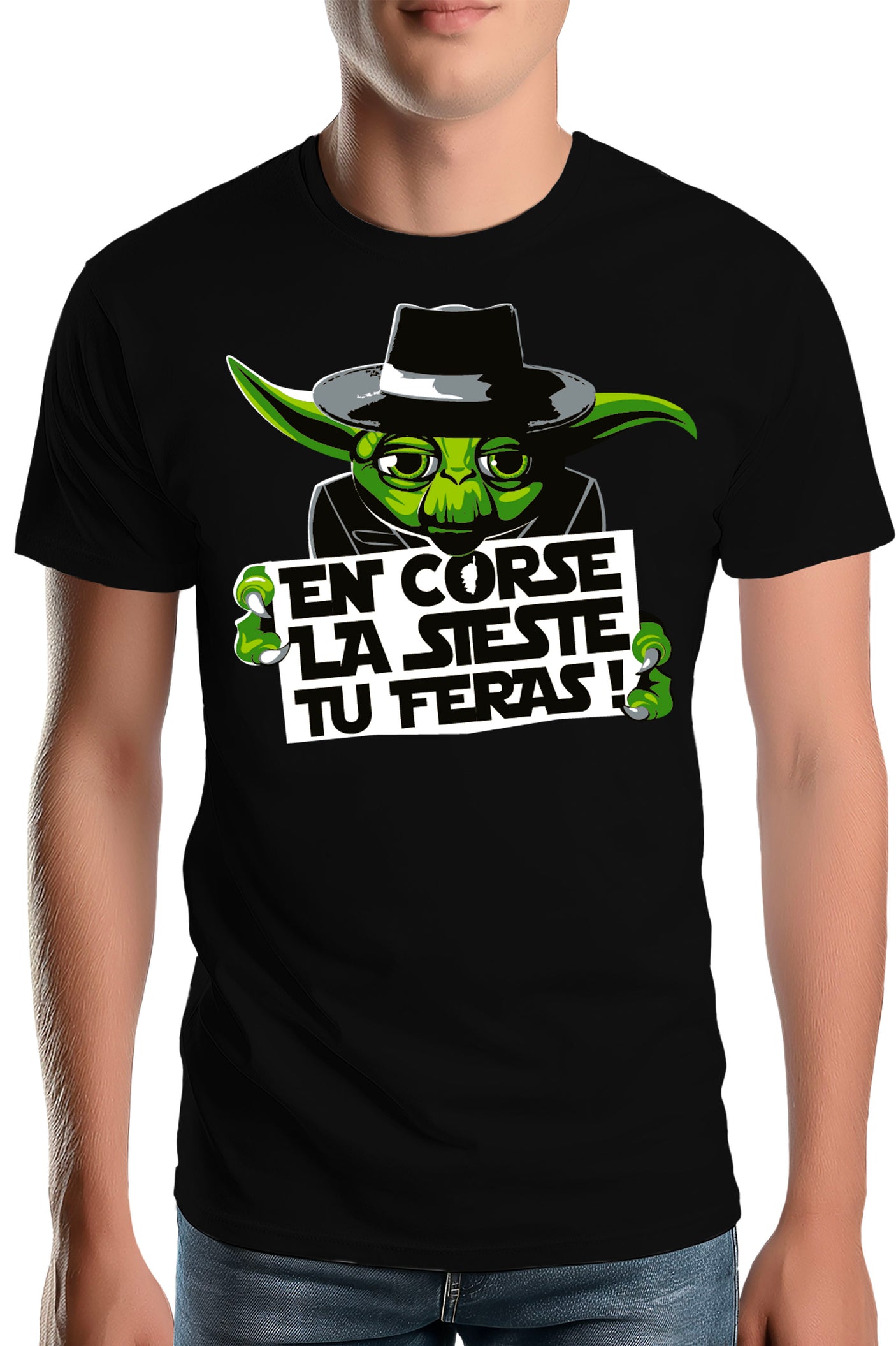 Tee-Shirt Homme En Corse la sieste tu feras