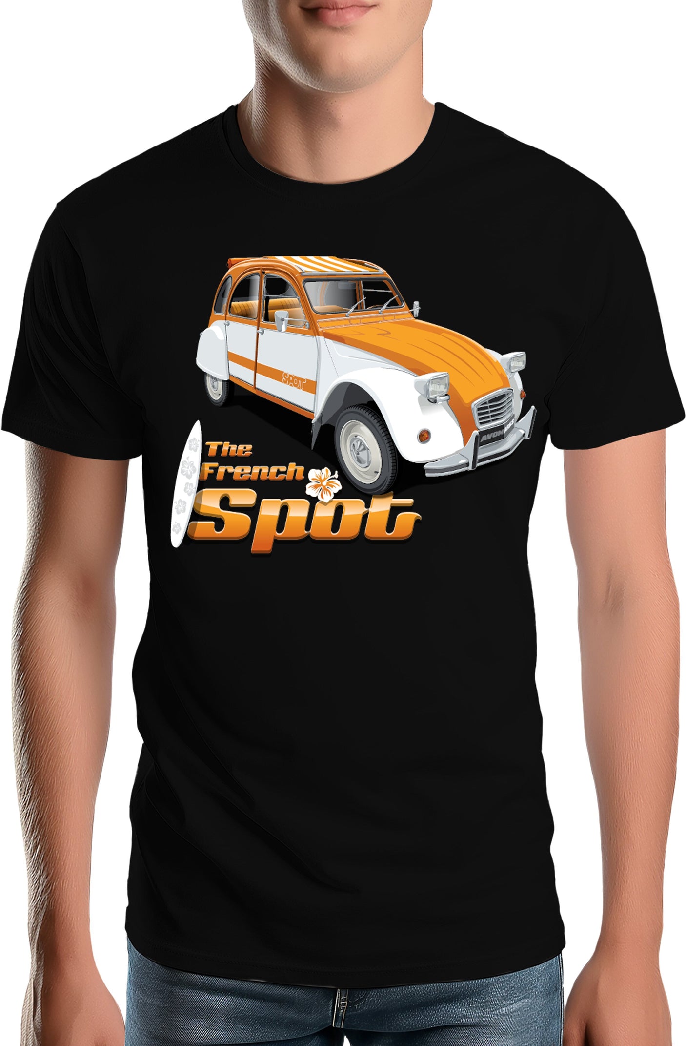 Tee-Shirt Homme The french spot 02 cv