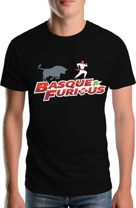Tee-Shirt Homme Les fetes basque avec le taureau