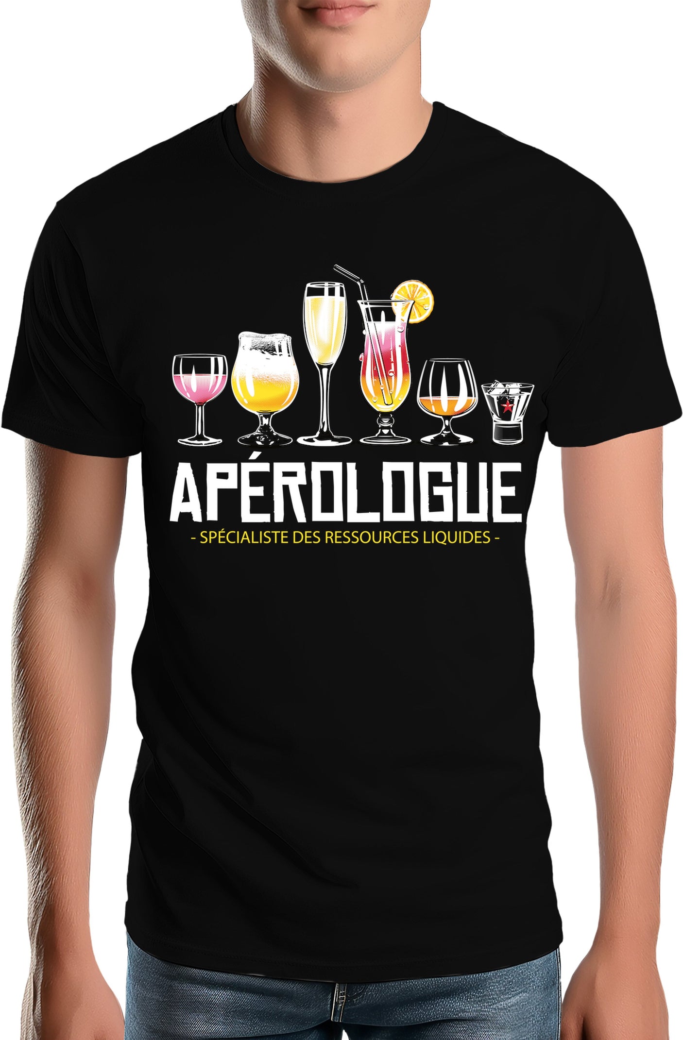 Tee-Shirt Homme Le spécialiste de l'apéro