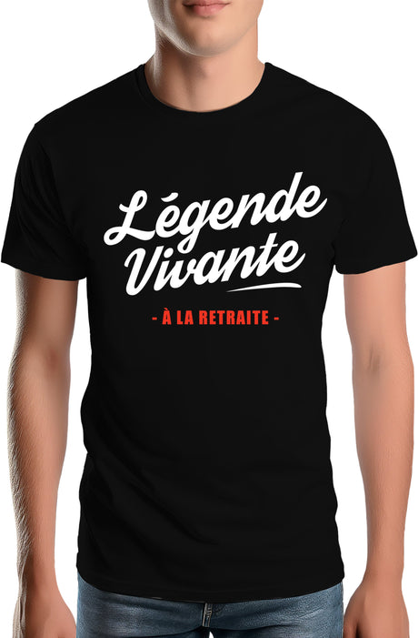 Tee-Shirt Homme Légende vivante à la retraite