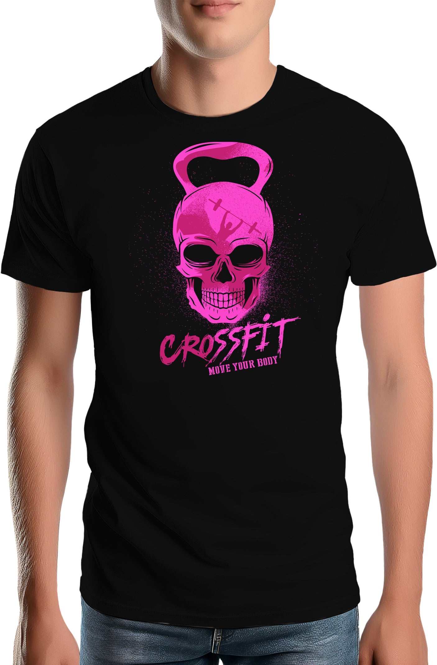 Tee-Shirt Homme Crossfit fluo